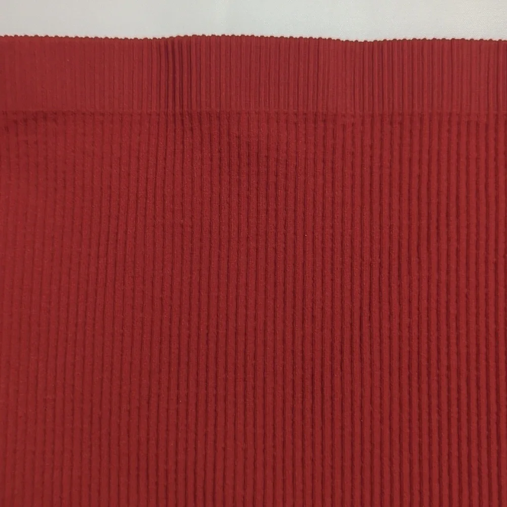Out From Under Explain It All Ribbed Slip Dress, Color Rust Size L